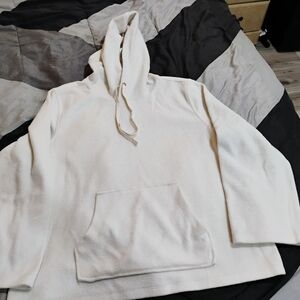 AnyBody Off-White Cozy Hoodie